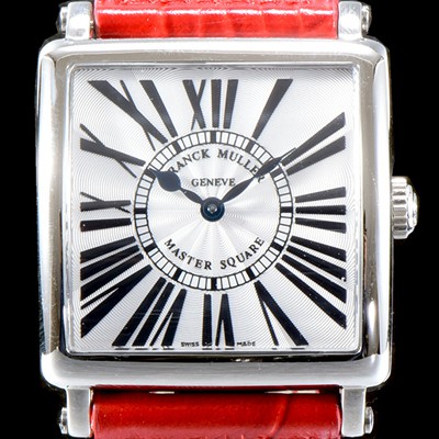 SA급 프랭크뮬러 여성용 마스터 스퀘어6002 L QZ V 화이트 다이얼 스위스 정품 쿼츠 무브먼 FRA4430 xx