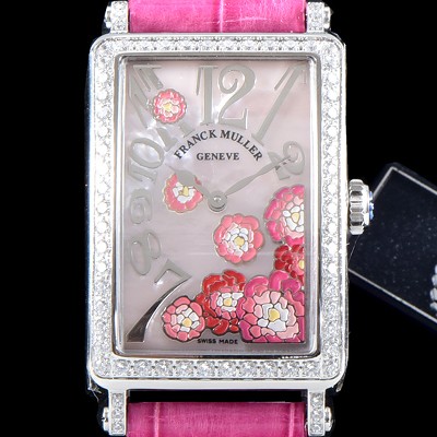 SA급 프랭크뮬러 여성용 롱아일렌드 952 QZ ORC D 1R 컬력션 최상급 퀄리티의 쥬얼셋팅 케이스 마더 오브 펄 다이얼 스위스 쿼츠 무브먼트 FRA0410 xx