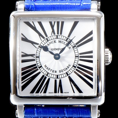 SA급 프랭크뮬러 여성용 마스터 스퀘어6002 L QZ V 화이트 다이얼 스위스 정품 쿼츠 무브먼 FRA4401 xx