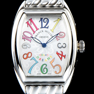 SA급 프랭크 뮬러 남성용 컬러오브드림즈 1752 QZ COL DRM 레이디 워치 크레이지 아워 다이얼 브레이슬릿 스위스 오토매틱 무브먼트 FRA0430 xx