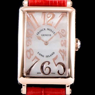 SA급 프랭크뮬러 여성용 롱아일렌드 952 QZ REL 컬력션 18K 로즈골드 케이스 마더 오브 펄 다이얼 스위스 쿼츠 무브먼트 FRA0414 xx