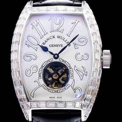 SA급 프랭크뮬러 남성용 커벡스 화이트 다이얼 오토매틱 무브먼트 FRA0400 xx