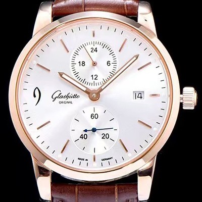 SA급 글라슈테 오리지날 남성용 세나토 화이트 다이얼 오토매틱 무브먼트 GLA4221 xx