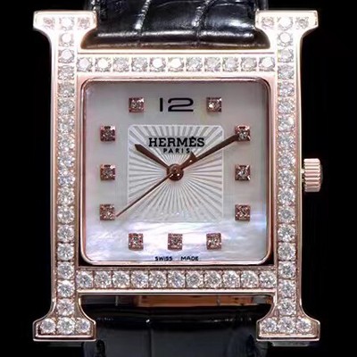 SA급 에르메스 남성용 H아워 036785WW00 화이트 다이얼 춰츠 무브먼트 HEM4202 xx