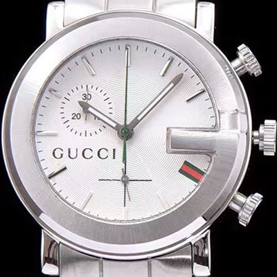 SA급 구찌 남성용 G-타임리스 커플시계 화이트 다이얼 스위스 쿼츠 무브먼트 GUC4243 xx