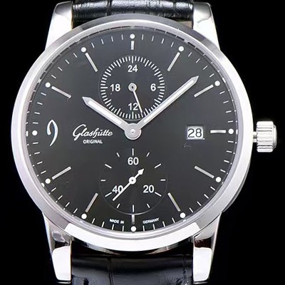 SA급 글라슈테 오리지날 남성용 세나토 블랙 다이얼 오토매틱 무브먼트 GLA4222 xx