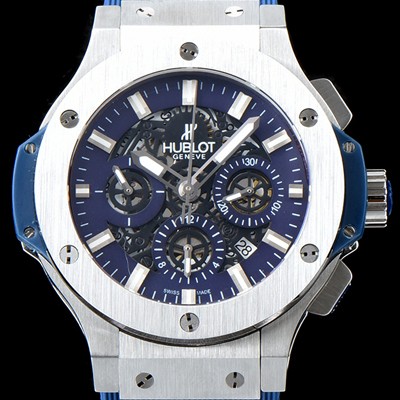 SA급 휴블렛 남성용 New pgrade!!빅뱅 311.SX.1170.GR 크로노그래프 44MM 블루&스켈레톤 다이얼 수정형 ETA 7750 오토매틱 무브먼트 HUB0230 xx