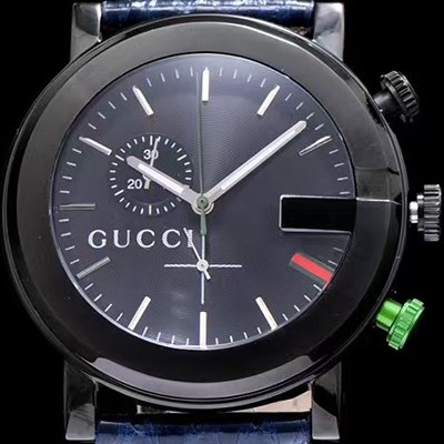 SA급 구찌 남성용 G-타임리스 블랙 다이얼 스위스 쿼츠 무브먼트 GUC4240 xx