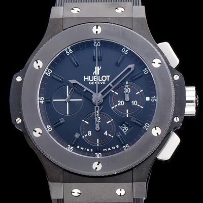 SA급 휴블렛 남성용 빅뱅 위블로 301.CT.130.RX 리얼 세라믹 크로노그래프 블랙 다이얼 신형 ETA 7750오토매틱 무브먼트 HUB0403 xx