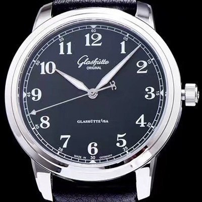SA급 글라슈테 오리지날 남성용 세나토 블랙 다이얼 오토매틱 무브먼트 GLA4245 xx