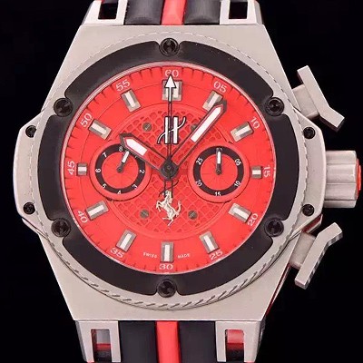 SA급 휴블렛 남성용 빅뱅 페라리 에디션 래드 다이얼 오토매틱 무브먼트 HUB0450 xx