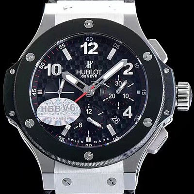 SA급 휴블렛 남성용 빅뱅 301.SB.131.RX 스틸 44mm 블랙다이얼 HUB0400 xx