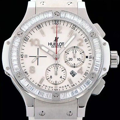 SA급 휴블렛 남성용 빅뱅 에볼루션 다이아몬드 버젼 화이트다이얼 HUB4200 xx