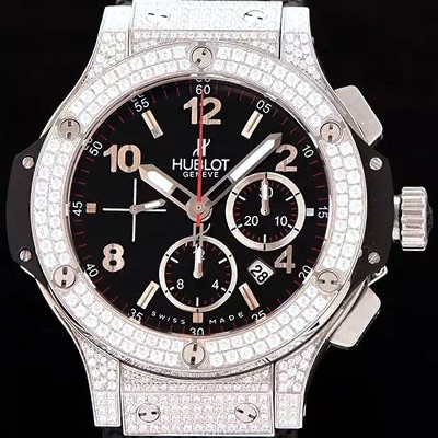 SA급 휴블렛 남성용 빅뱅 블랙 다이얼 최상급 소재의 다이아버젼 블랙다이얼 HUB0402 xx