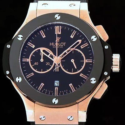 SA급 휴블렛 남성용 위블로 빅뱅 리미티드 에디션 쿼츠 42mm 블랙다이얼 HUB4210 xx