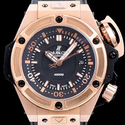 SA급 휴블렛 남성용 빅뱅 킹파워 731.OX.1170.RX 최고급형 퍼펙트버젼 오셔노그래픽 4000 18k 로즈골드 블랙 다이얼 오토매틱 무브먼트 HUB0410 xx