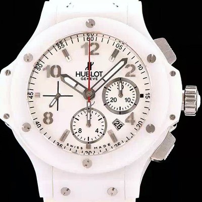 SA급 휴블렛 남성용 빅뱅 화이트 세라믹 울티메이트 에디션 화이트다이얼 HUB4213 xx