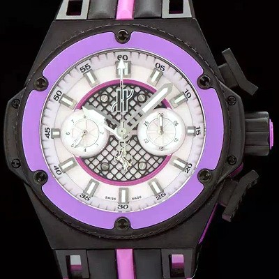 SA급 휴블렛 남성용 빅뱅 페라리 에디션 퍼플다이얼 HUB4204 xx
