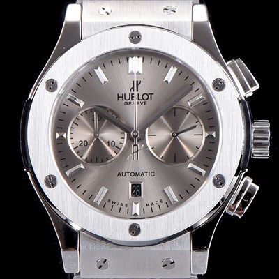 SA급 휴블렛 남성용 클레식 퓨전 521.NX.7071.LR 크로노그래프 그레이 다이얼 오토매틱 무브먼트 HUB0210 xx