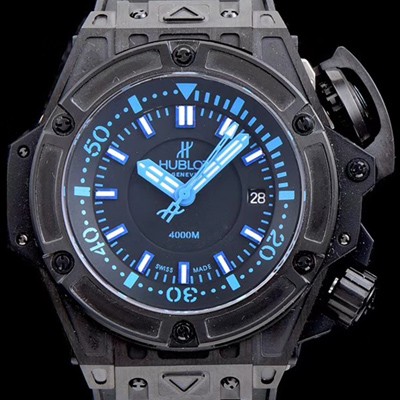 SA급 휴블렛 남성용 빅뱅 킹파워 731.QX.1140 블랙 카본 1:1 베스트 에디션 오셔노그래픽 4000M 블랙 다이얼 오토매틱 무브먼트 HUB0400 xx