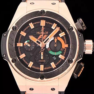 SA급 휴블렛 남성용 빅뱅 킹파워 F1 48mm 버전 블랙 다이얼 오토매틱 무브먼트 HUB0450 xx