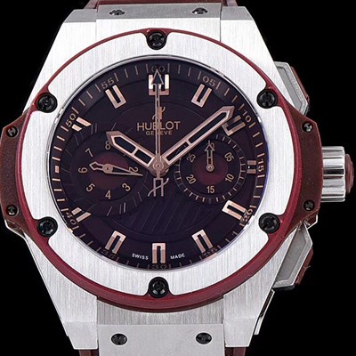 SA급 휴블렛 남성용 킹 파워 브라운 다이얼 오토매틱 무브먼트 HUB0430 xx