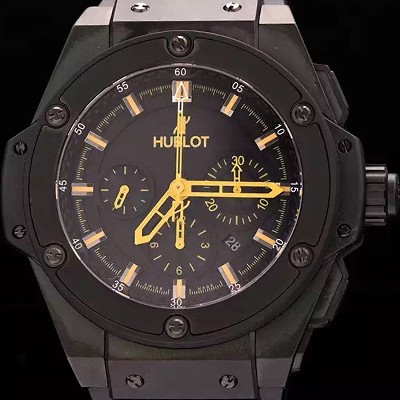 SA급 휴블렛 남성용 빅뱅 킹 F1 포뮬라 에디션 블랙다이얼 HUB4201 xx