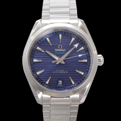SA급 오메가 남성용 씨마스터 220.10.41.21.03.001 아쿠아테라 코-액시얼 41mm 오토매틱 Cal.8900 타입 블루 다이얼 omg20237 xx