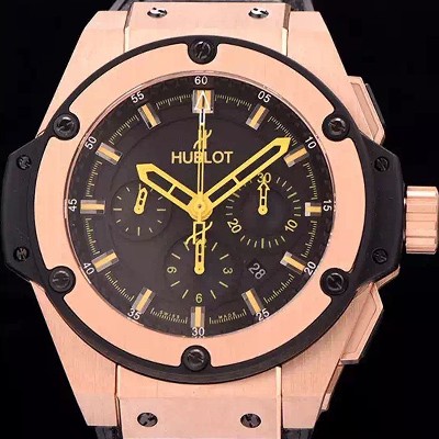 SA급 휴블렛 남성용 빅뱅 킹 리미티드 블랙 다이얼 HUB4203 xx