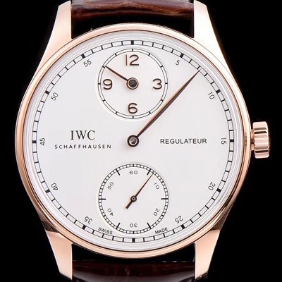 SA급 아이더블유씨 남성용 포르투기즈 IW544402모델 18k 로즈골드 화이트 다이얼 IWC0142 xx