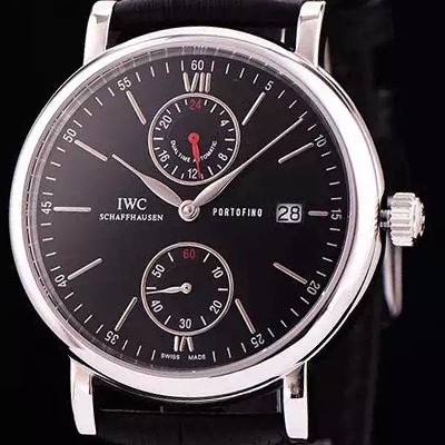 SA급 아이더블유씨 남성용 IW361002포르투기즈 에브리데이 워치 블랙 다이얼 스위스 ETA 2824-A2 오토매틱 무브먼트 IWC0140 xx