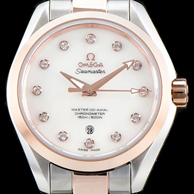 SA급 오메가 여성용 씨마스터 