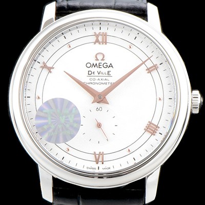 SA급 오메가 남성용 드빌 프레스티지 424.13.39.20.02.001 