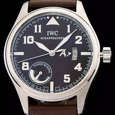 SA급 아이더블유씨 남성용 생떽쥐베리 파워 리져브 에디션 42mm 브라운다이얼 IWC0400 xx