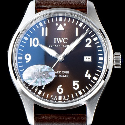 SA급 아이더블유씨 남성용 파일럿 워치 마크 XVIII IW327003 컬렉션 40mm 브라운 다이얼 오토매틱 무브먼트 iwc4075 xx