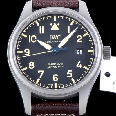 SA급 아이더블유씨 남성용 파일럿 워치 마크 XVIII 헤리티지 IW327006 