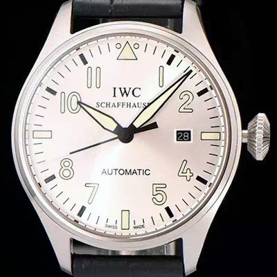 SA급 아이더블유씨 남성용 파일럿 실버다이얼 40mm IWC0430 xx