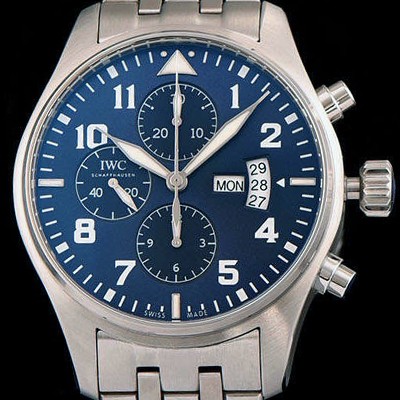 SA급 아이더블유씨 남성용 파일럿 어린왕자 리미티드 에디션 블루다이얼 IWC0410 xx