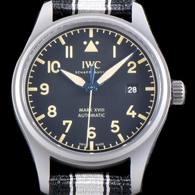 SA급 아이더블유씨 남성용 파일럿 워치 마크 XVIII 헤리티지 IW327006 