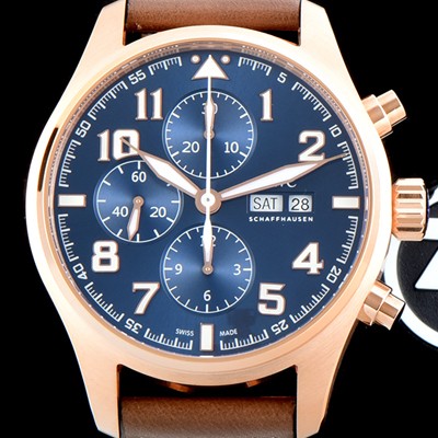 SA급 아이더블유씨 남성용 파일럿 워치 IW377721 크로노그래프 