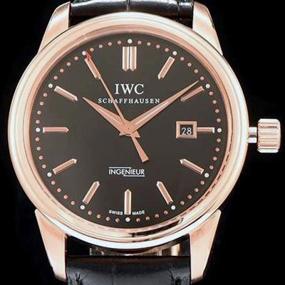 SA급 아이더블유씨 남성용 인게뉴어 블랙 다이얼 오토매틱 무브먼트 IWC0252 xx