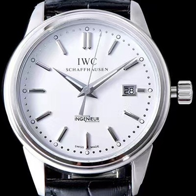 SA급 아이더블유씨 남성용 인게뉴어 화이트 다이얼 오토매틱 무브먼트 IWC0201 xx