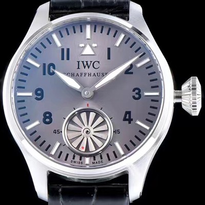 SA급 아이더블유씨 남성용 빅 파일럿 마커스 뷸러 터빈 무브먼트 V6F 1:1베스트 에디션 그레이 다이얼 IWC0240 xx