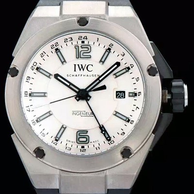 SA급 아이더블유씨 남성용 인게뉴어 티타늄 화이트다이얼 Gmt IWC0422 xx