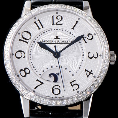 SA급 예거르꿀르뜨 남성용 랑데부 나잇&데이 3442440 레이디 워치 최상급 다이아몬드 세팅 문페이즈 자개 다이얼 오토매틱 무브먼트 JAG0422 xx