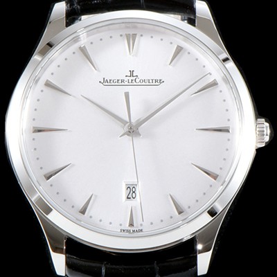 SA급 예거르꿀뜨르 남성용 마스터 울트라 씬 데이트1288420 플래식한 40MM UP!! 실버 다이얼 오토매틱 무브먼트 JAG0400 xx