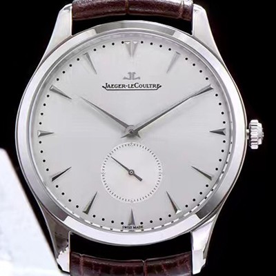 SA급 예거르꿀뜨르 남성용 오리지날 심플워치! 1278420 마스터 울트라 씬 스몰 세컨드 실버 다이얼 Jag0098 오 JAG4201 xx