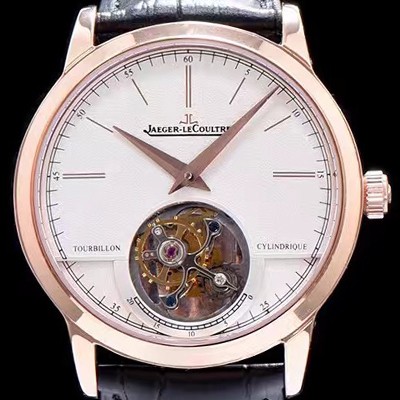 SA급 예거르쿨트르 남성용 마스터 화이트 다이얼 투어빌론 무브먼트 JAG4251 xx