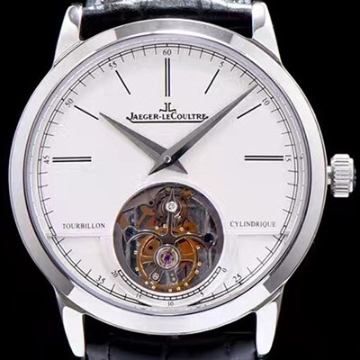 SA급 예거르쿨트르 남성용 마스터 화이트 다이얼 투어빌론 무브먼트 JAG4253 xx