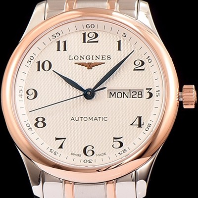 SA급 론진 남성용 마스터 컬렉션 화이트 다이얼 오토매틱 무브먼트 LON0412 xx